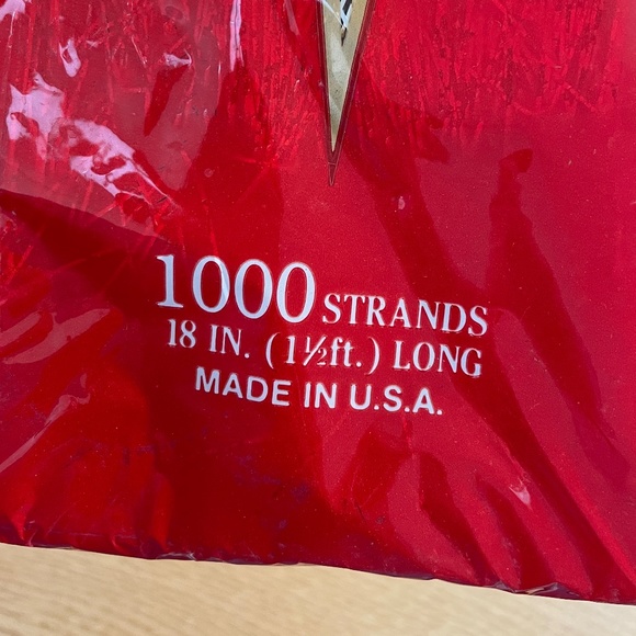 Vintage Icicles Lot of 2 Boxes Pyramid 2000 Strand & Brite Star 1000 Strand New - Picture 8 of 9